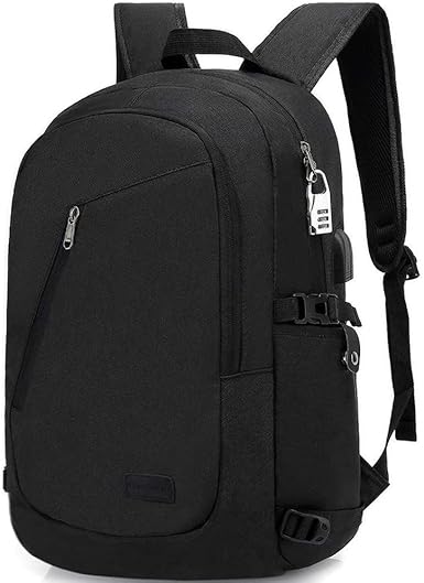 black travel backpack women's
