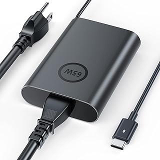 65W 45W USB C Laptop Charger for Dell Latitude 5420 5520 5430 7275 7370 5285 5290 9410 9510 XPS 12 9250 XPS 13 9360 9365 9370 9380 9350 Chromebook 3100 5190 Type-C Power Adapter