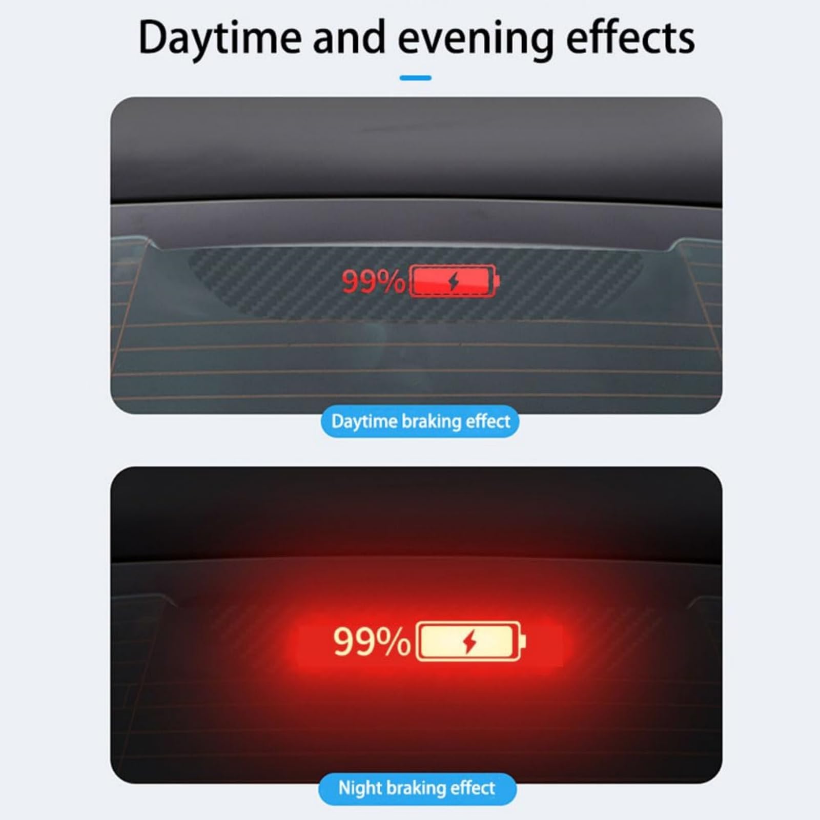 Snapklik.com : NEUNEL High Brake Light Sticker For Tesla Model Y, Car ...