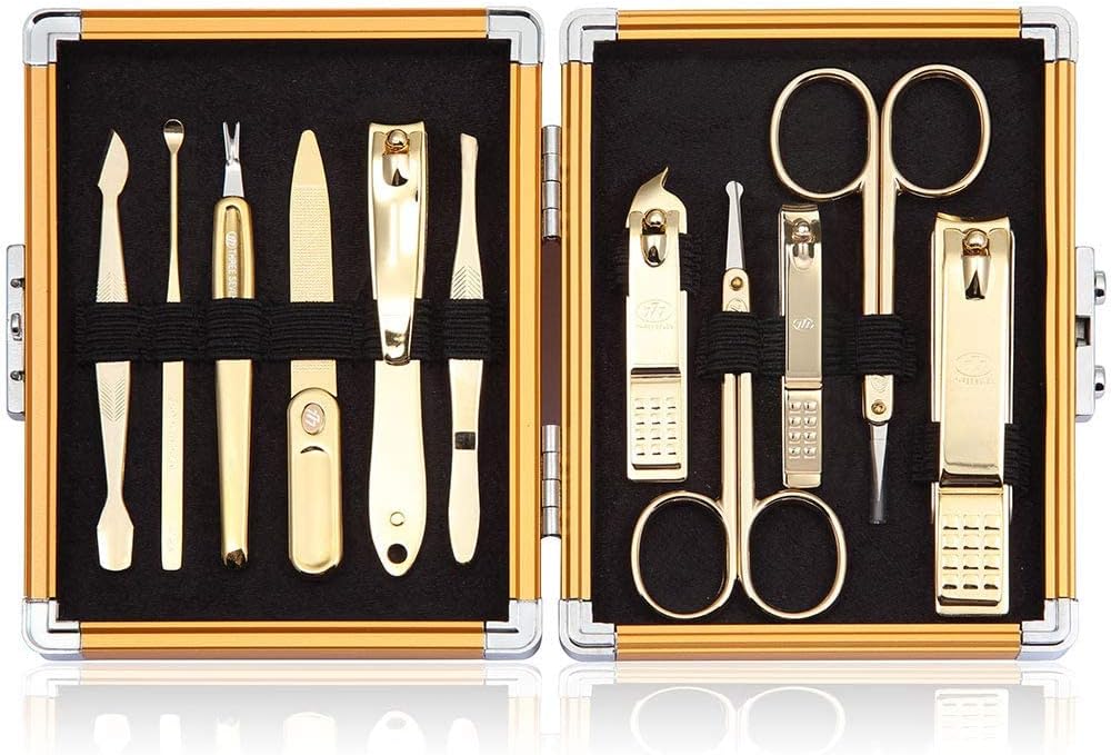 Three Seven (777) Travel Manicure Grooming Kit Nail Clipper Set (11 PCs), MADE IN KOREA, SINCE 1975.