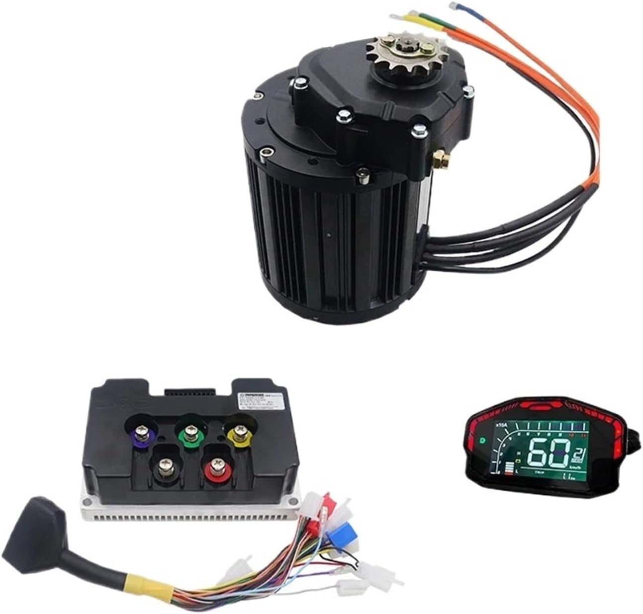 Mid Drive Motor Mid-Drive Motor ND72680 Fardriver Controller and DKD ONE-Line Display Kit QS138 90H 4000W V3 110kmh