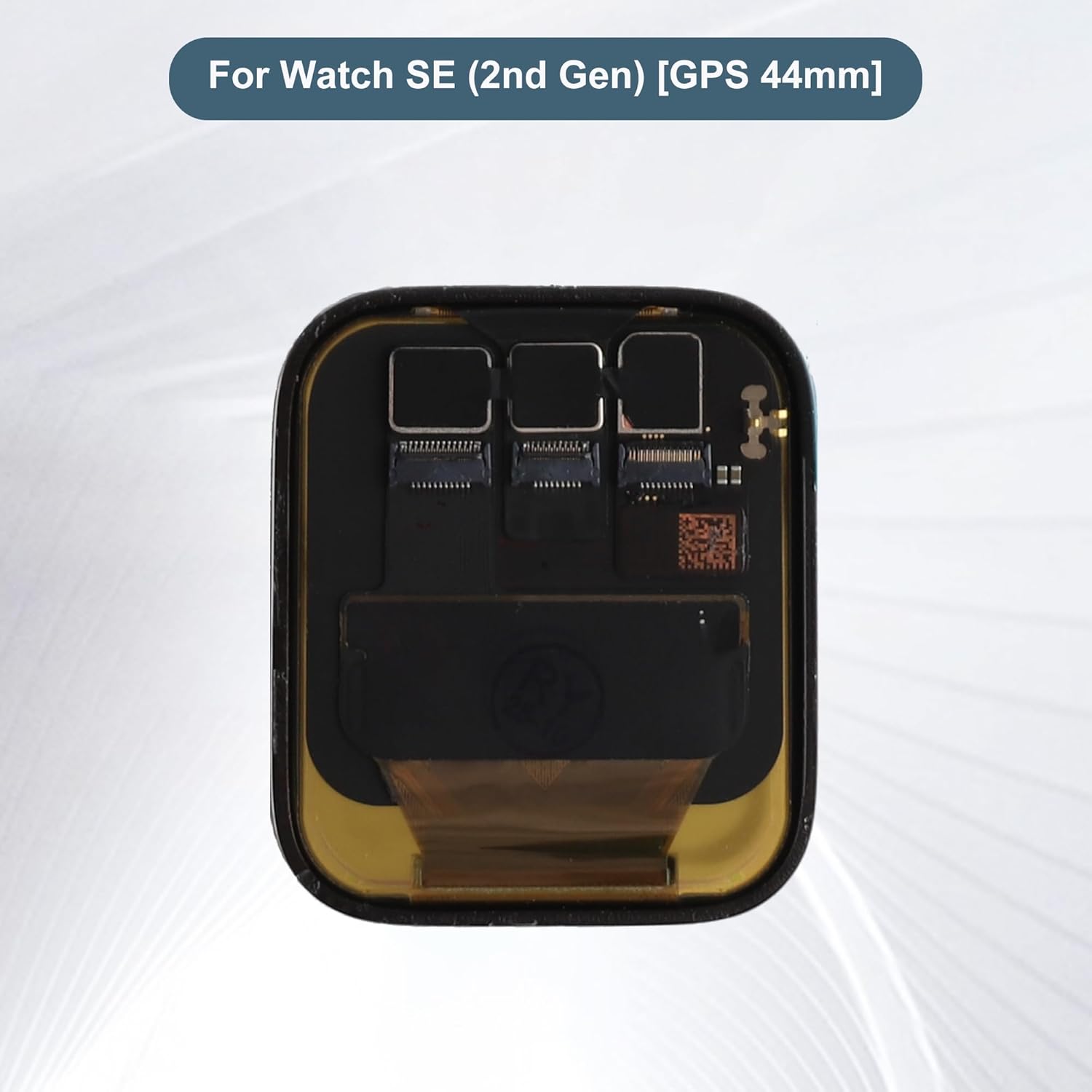 Replacement LCD Display Touch Screen Digitizer Assembly Compatible with Apple Watch SE (2nd Gen) [GPS 44mm] with Tools（Black）