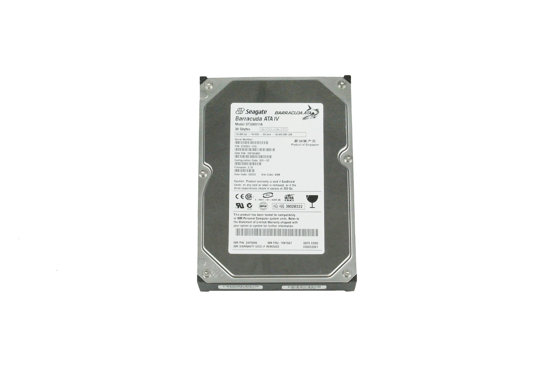 Amazon.com: IBM 19K1567 30GB, 7200RPM, IDE Internal Hard Drive 