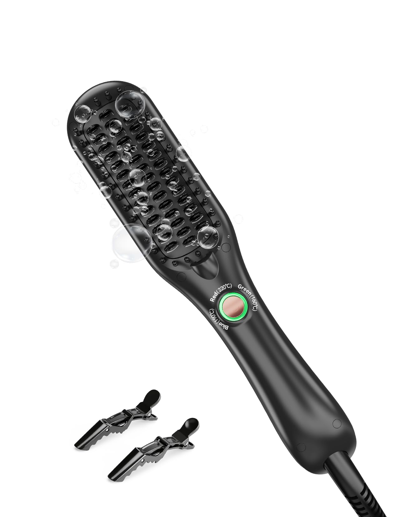 LANDOT Mini Hair Straightener Brush