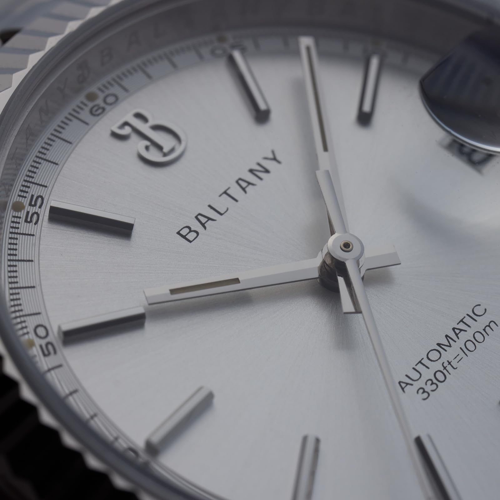 Baltany S4084 Herren-Armbanduhr mit NH35-Uhrwerk, Retro, 36 mm, automatische Armbanduhr mit geriffelter Lünette