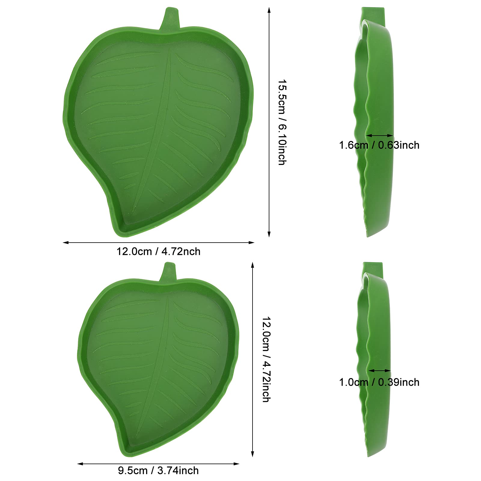 2 Ciotoline Per Rettili - Ciotole Per Cibo E Acqua Per Tartarughe, Lucertole, Gechi E Piccoli Animali - Foto 13