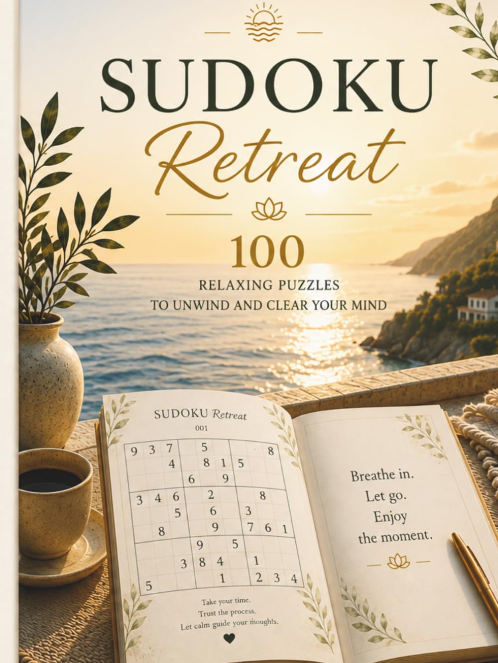 Sudoku Retreat: 100 Easy to Medium Sudoku Puzzles for Relaxation, Focus & Stress Relief