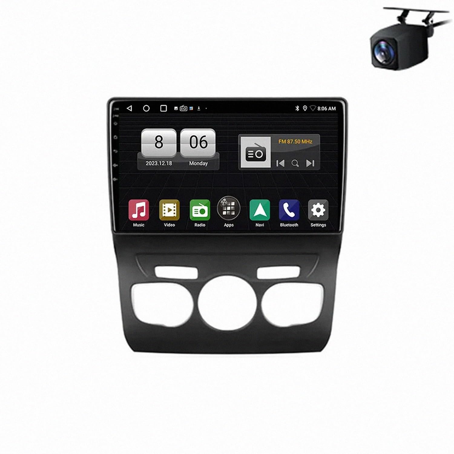 Autoradio para Aurion RDS FM GPS Nav Pantalla Táctil Multimedia 8