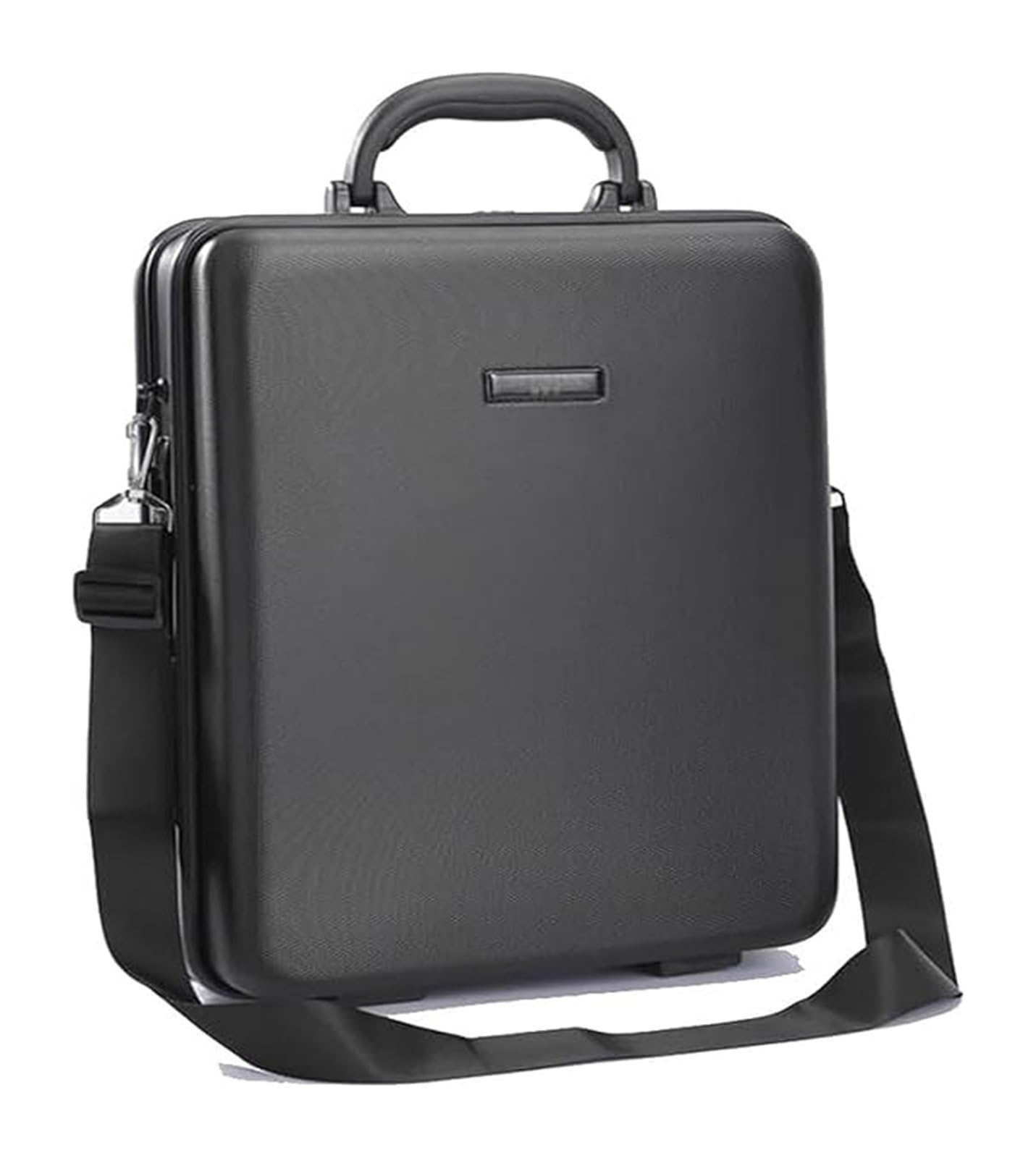 Suitcase Maletín, caja de contraseña de hombro ABS, estuche portátil vertical for computadora portátil, estuche for documentos Estuche médico Maleta for efectivo (Color : Black, Size : 13in)