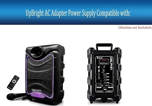 Miniatura 2 de UpBright Adaptador de 9 V CA/CC compatible con Dolphin Modelo SP-807RBT SP-850 SP-850RBT SP807RBT SP850 SP850RBT WaveSync Sonido fuerte Altavoz