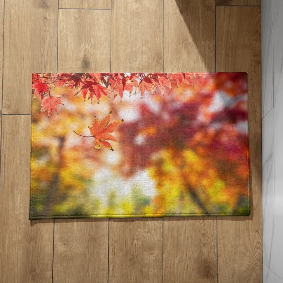 Tapis de sol bureau paysage d'automne CEVAN 50x80cm pour couloir et entrée