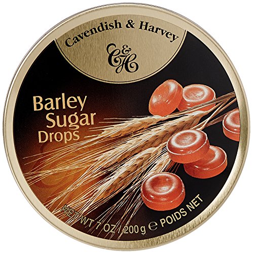 Retro Cavendish & Harvey Sweets 200g Tin (Barley Sugar Drops)