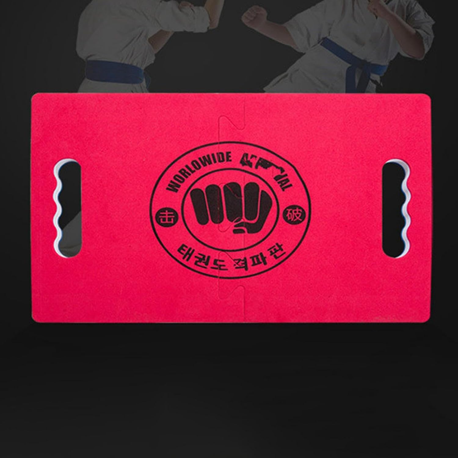 1 Rebreakable Taekwondo Board, Karate Breaking Board, Foam Material Foam Double-Sided Rectangular, Red/Navy, Secure Training for Arts Training, Home & Dojo Use