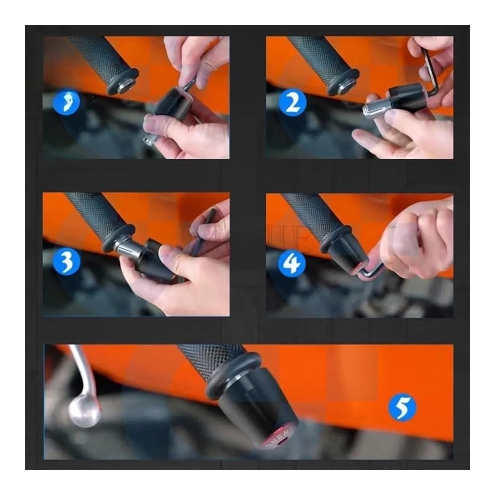 Per Ho&nda CBR 125 150 250 300 400 500 600 650 900 929 954 1000 1100 R RR Terminali Manubrio Manopole Tappi Manubrio Per Moto Manubrio Blocco Tappos