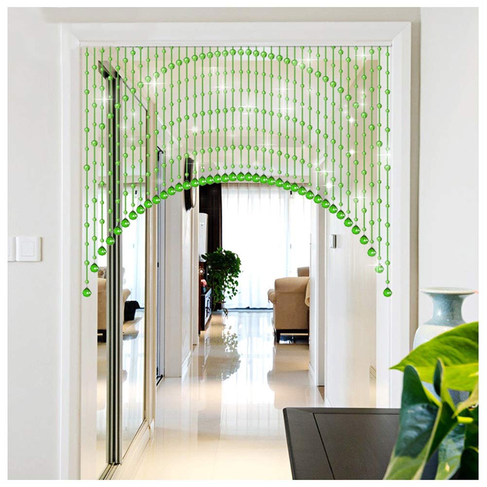 Rideaux de perles de porte occultant et modulable pour salon et entrée