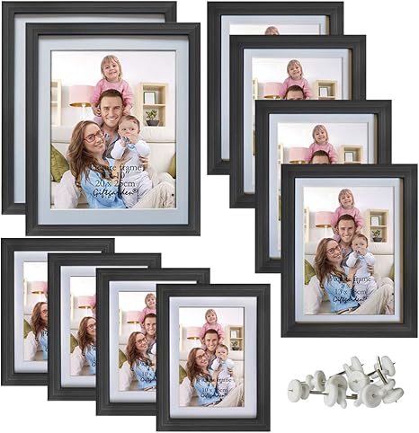 Amazon Com Giftgarden Multi Picture Frames Set Black Photo Frame With White Mat For Multiple Photos 10 Pcs Two 8x10 Four 4x6 Four 5x7 Home Kitchen Amazon Com Giftgarden Multi Picture Frames Set Black Photo Frame With White Mat For Multiple Photos 10 Pcs Two 8x10 Four 4x6 Four 5x7 Home Kitchen