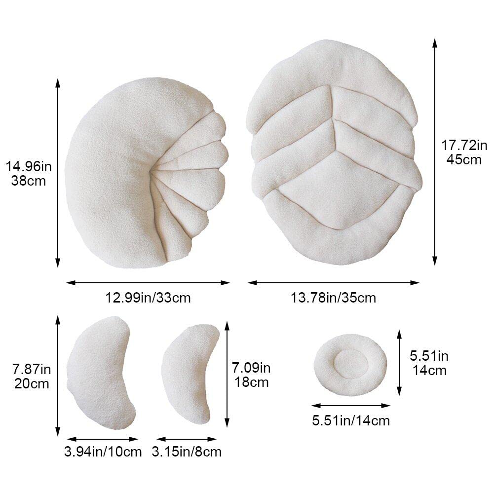Accessoires de Photographie pour Nouveau-nés, Aides à la Pose, Coussins d'oreiller Doux, Tapis de Panier, Accessoires de Photographie pour Enfants