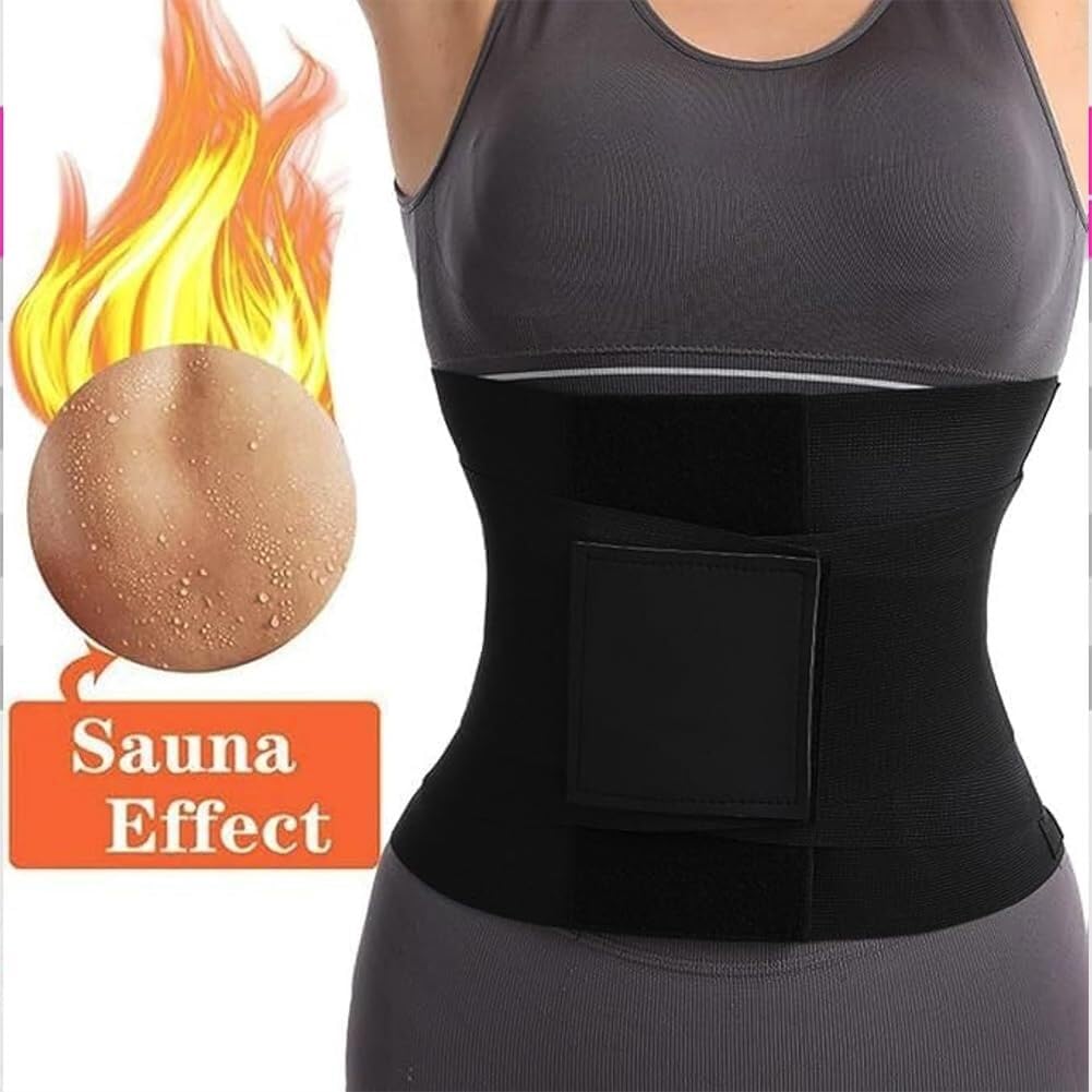 Damen Dreifach Wickel Elastischer Bauchgurt Sport Bauchgurt Body Shaping Bauchgürtel