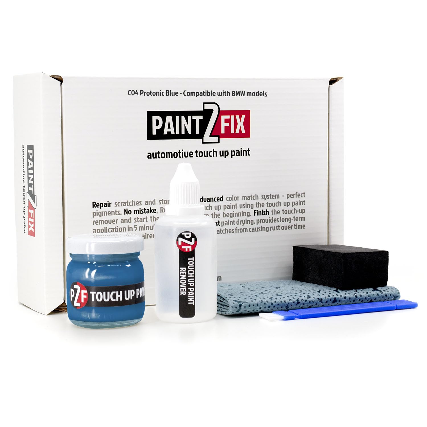 C04 Protonic Blue (Protonicblau) Touch Up Paint Kit - Scratch & Chip Repair Compatible with BMW