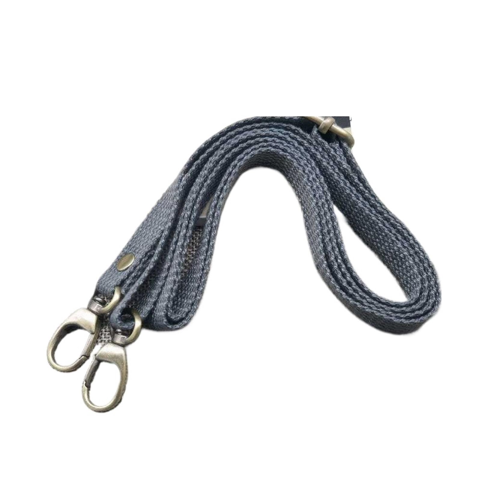Bretelle pour sac à bandoulière en toile gris foncé réglable 74-135cm