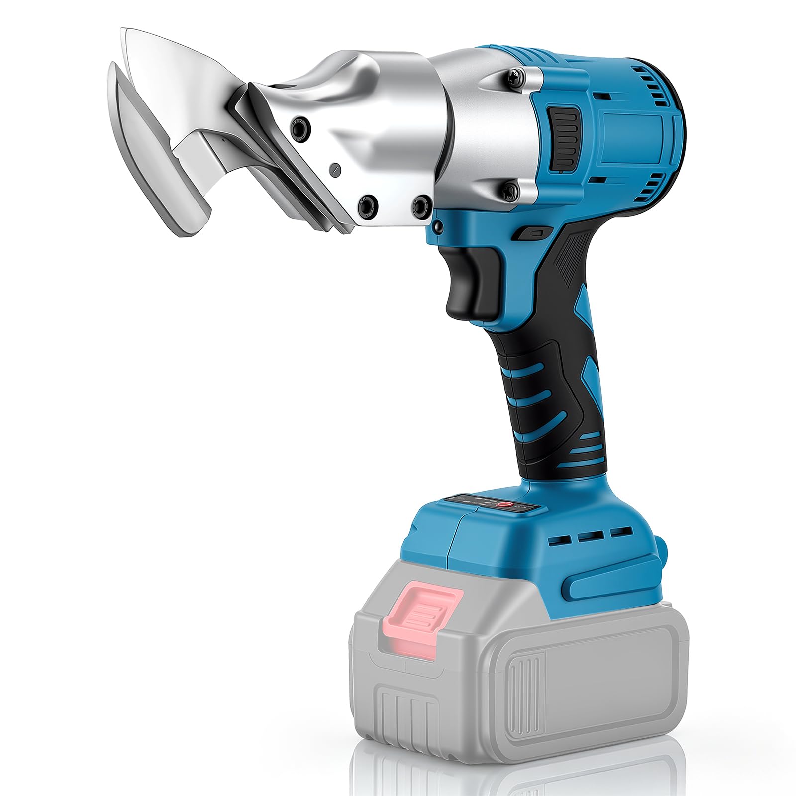 Cordless Electric Scissors, 360° Rotating Head Battery Metal Cutter