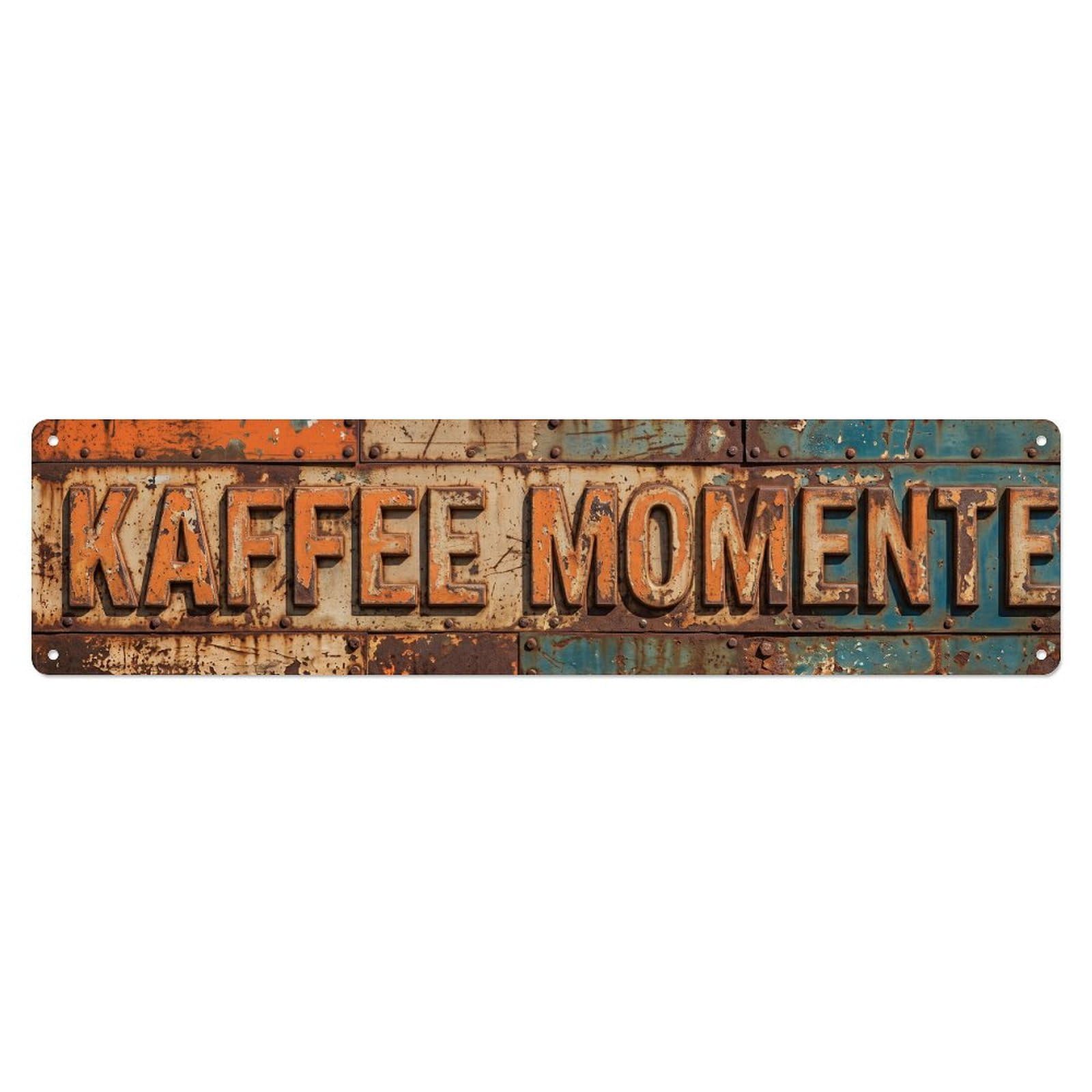 Coffee Moments Kitchen Metal Tin Sign