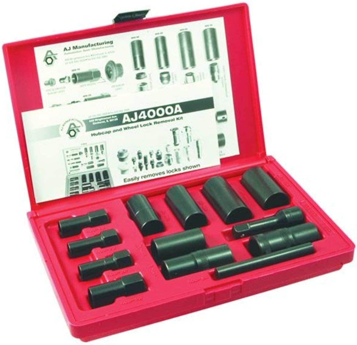 Ken-Tool 30171 Wheel Lock Removal Kit, One Size, Factory, 13 Piece