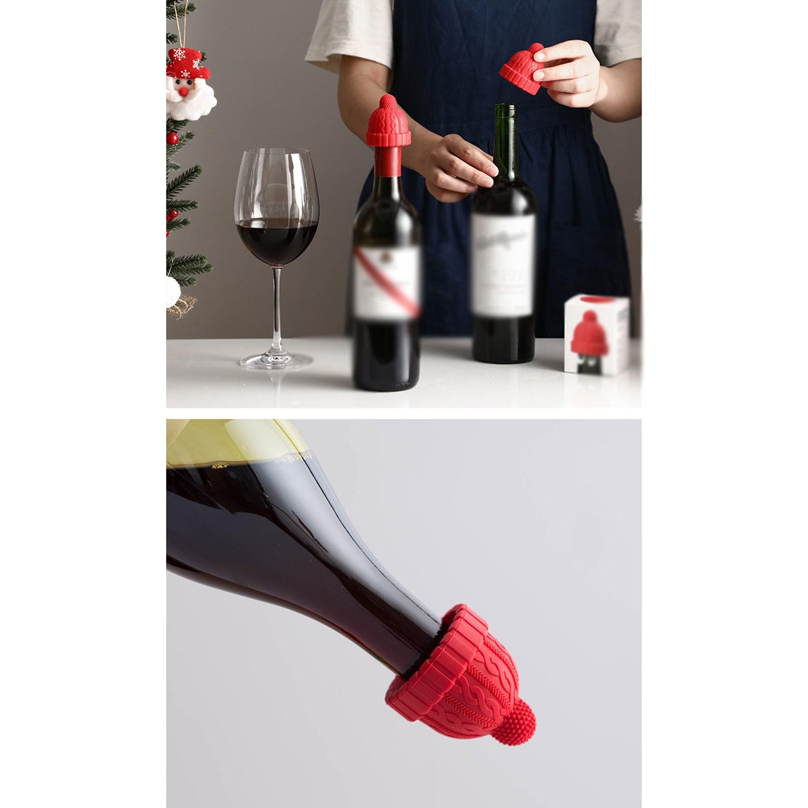 Bouchons de Bouteille, for Champagne, Prosecco, Étanches, Essentiels de Bar(Pack of 12)