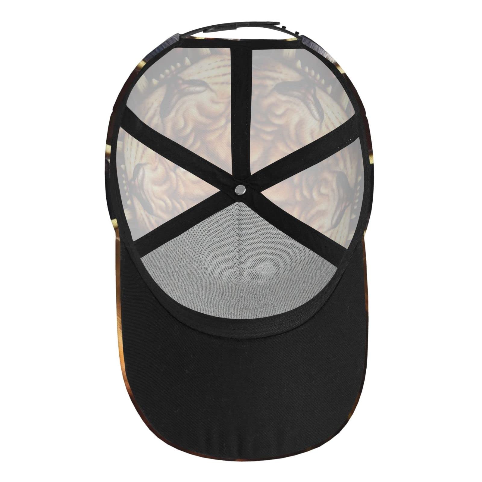 Cappello Snapback Uomo Donna Con Ricamo Tigre – Berretto Baseball Tesa Piatta, Regolabile, Hip Hop, Taglia Unica (55-60 Cm) - 4
