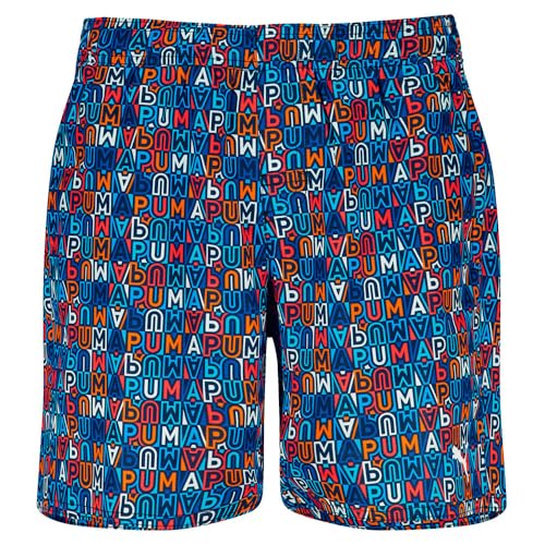 PUMA Swim Boys Printed MID Shorts 1P