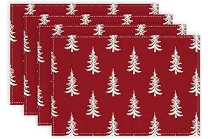 Farmhouse Christmas Placemats Set of 4