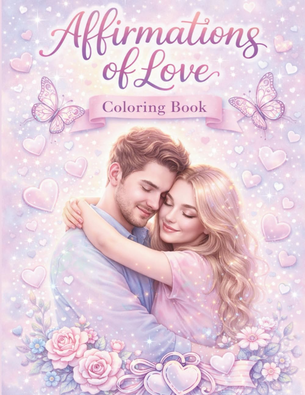 Affirmations For Love: Colouring Book