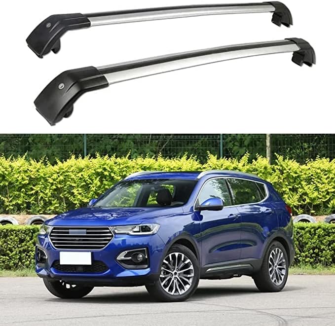 2PCS Aluminium Roof Rack Bars for Haval H6 SUV 2017 2018 2019 2020, Car