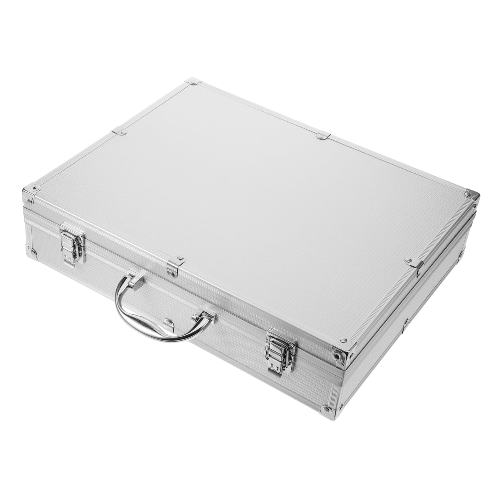 Milisten Cordless Microphone Carrying Case with Handle Hard Protective Box for Mics Portable Organizer for Travel Storage for Accessories Ktv Use