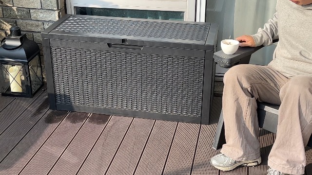 Amazon.com : Outdoor Storage Box, 60 Gallon Outside Deck Box