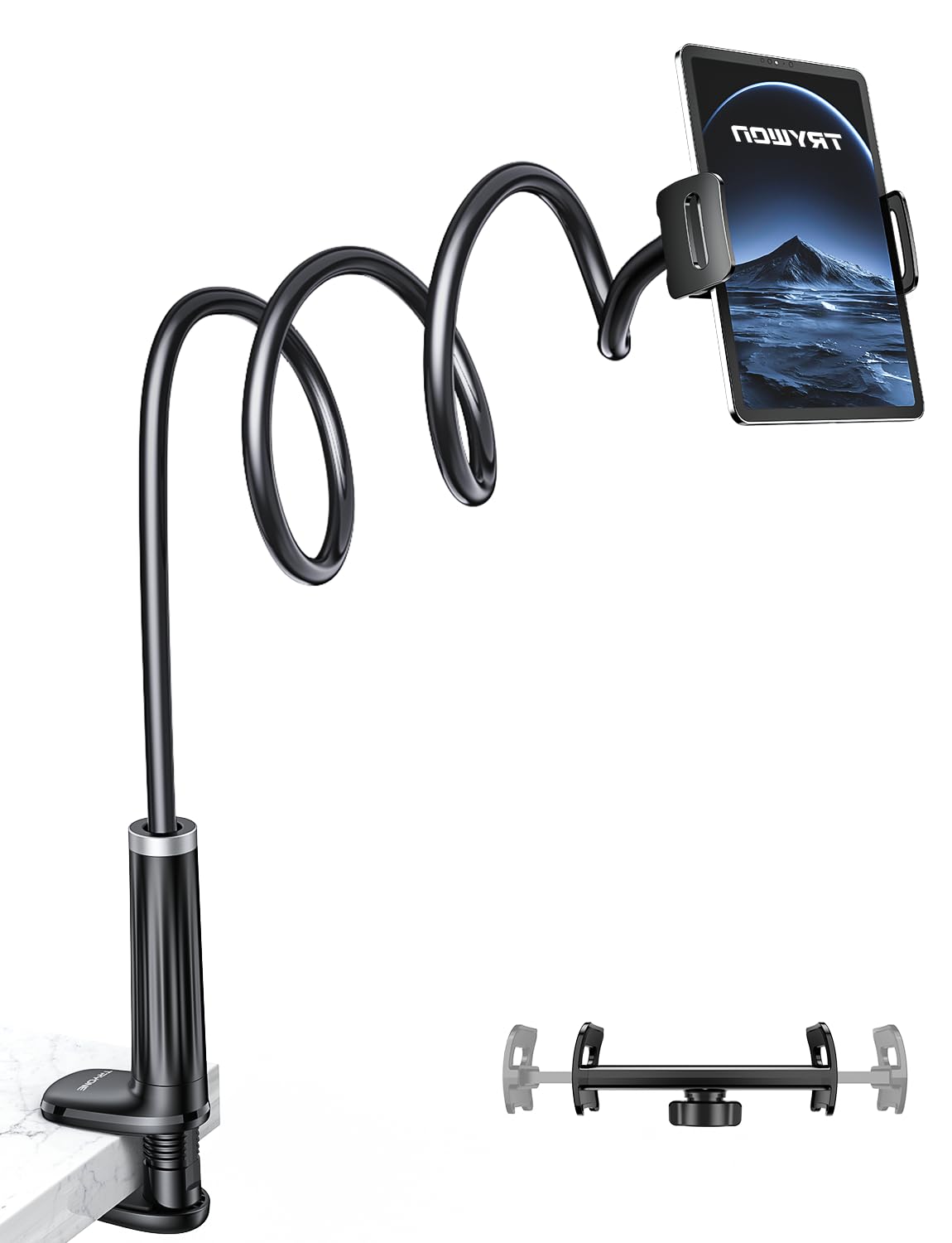 Amazon.co.jp: 【回転式フレキシブルアーム＋117cmロング仕様】スマホ