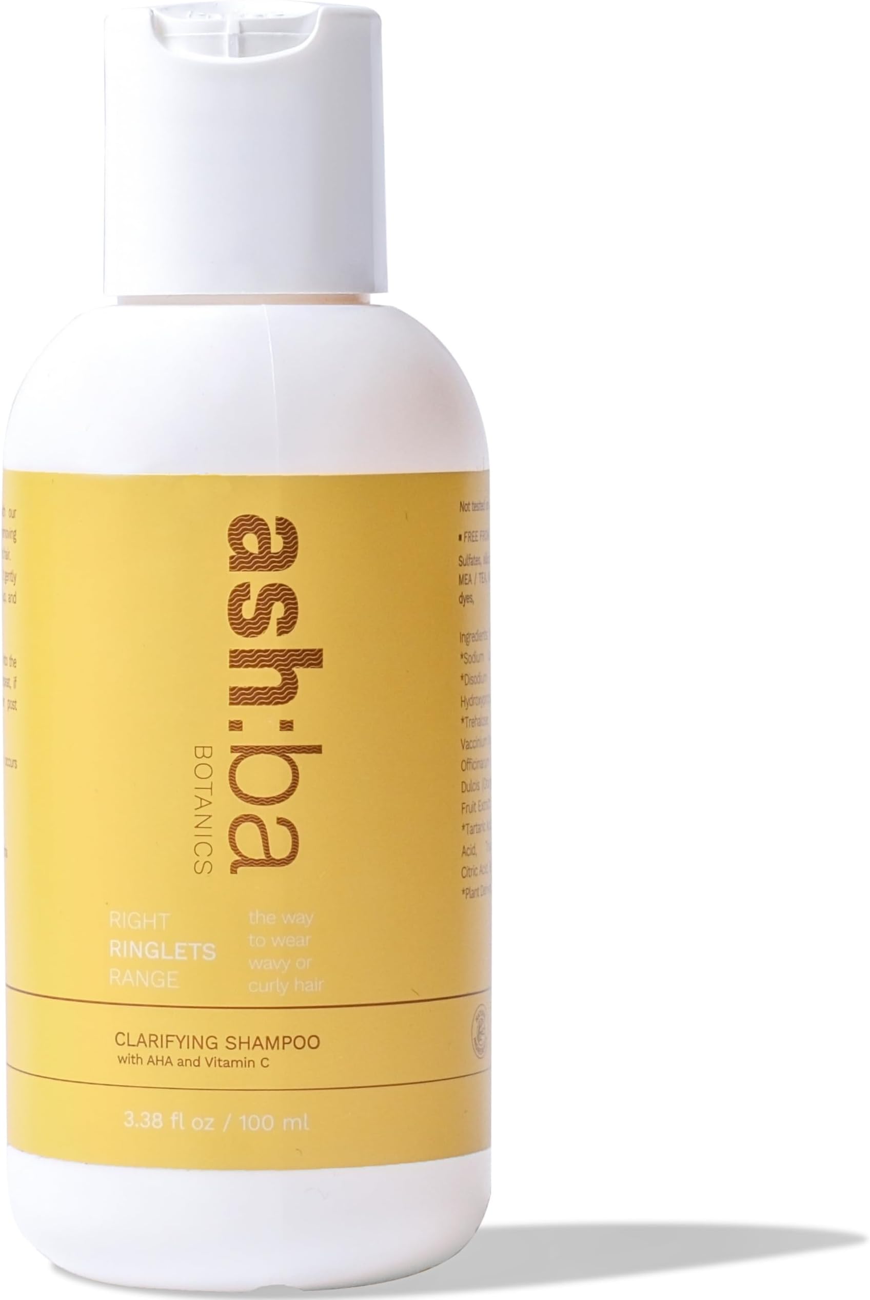 Clarifying Shampoo for Hard Water | Deep Cleansing Shampoo, Removes Product Buildup & Exfoliates Scalp | With Vitamin C & Natural AHAs | Sulphate Free | For Men & Women - 100ml