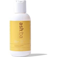 Ashba Botanics Clarifying Shampoo for Hard Water | Deep Cleansing Shampoo, Removes Product Buildup & Exfoliates Scalp | With Vitamin C & Natural AHAs | Sulphate Free | For Men & Women - 100ml