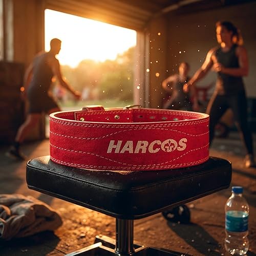 Miniatura 2 de Cinturón de cuero genuino irrompible, no desgarrable de 0.315 in, cinturón de gimnasio pesado para hombres y mujeres, cinturón de entrenamiento para