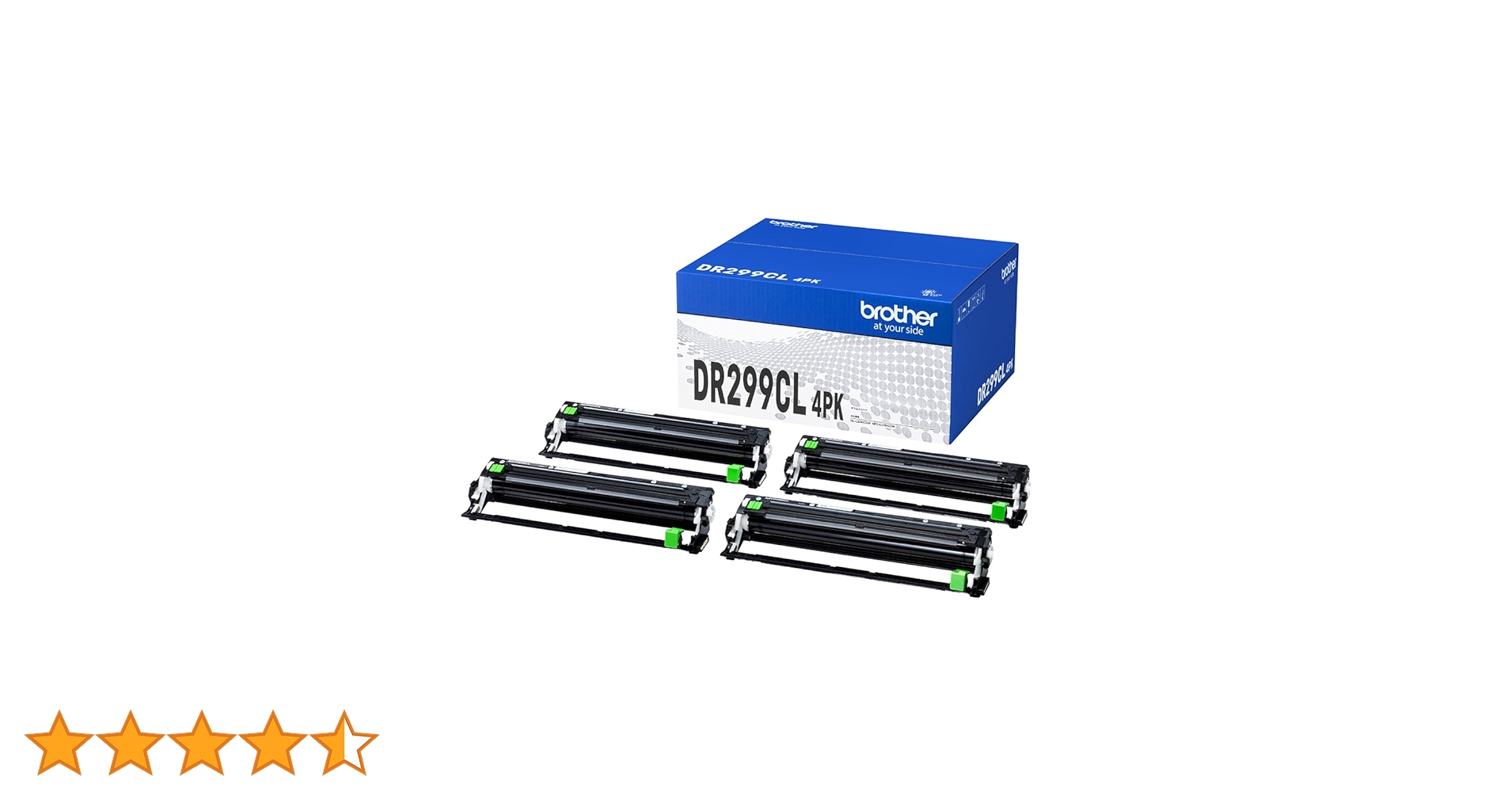 brother ドラムユニット4個入りパック 楽天市場】ブラザー(Brother)用 ドラムユニットDR299CL 4PK（4