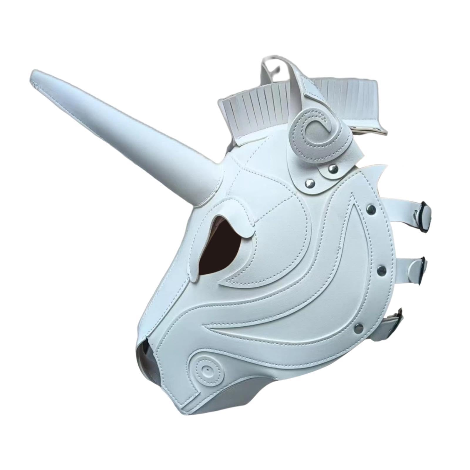 Unicorn Mask Facial Cover for Evening Party Music Festival Holiday White|Clothing, Shoes & Accessories|Costumes, Reenactment, Theater|Accessories|Masks & Eye Masks-image-34