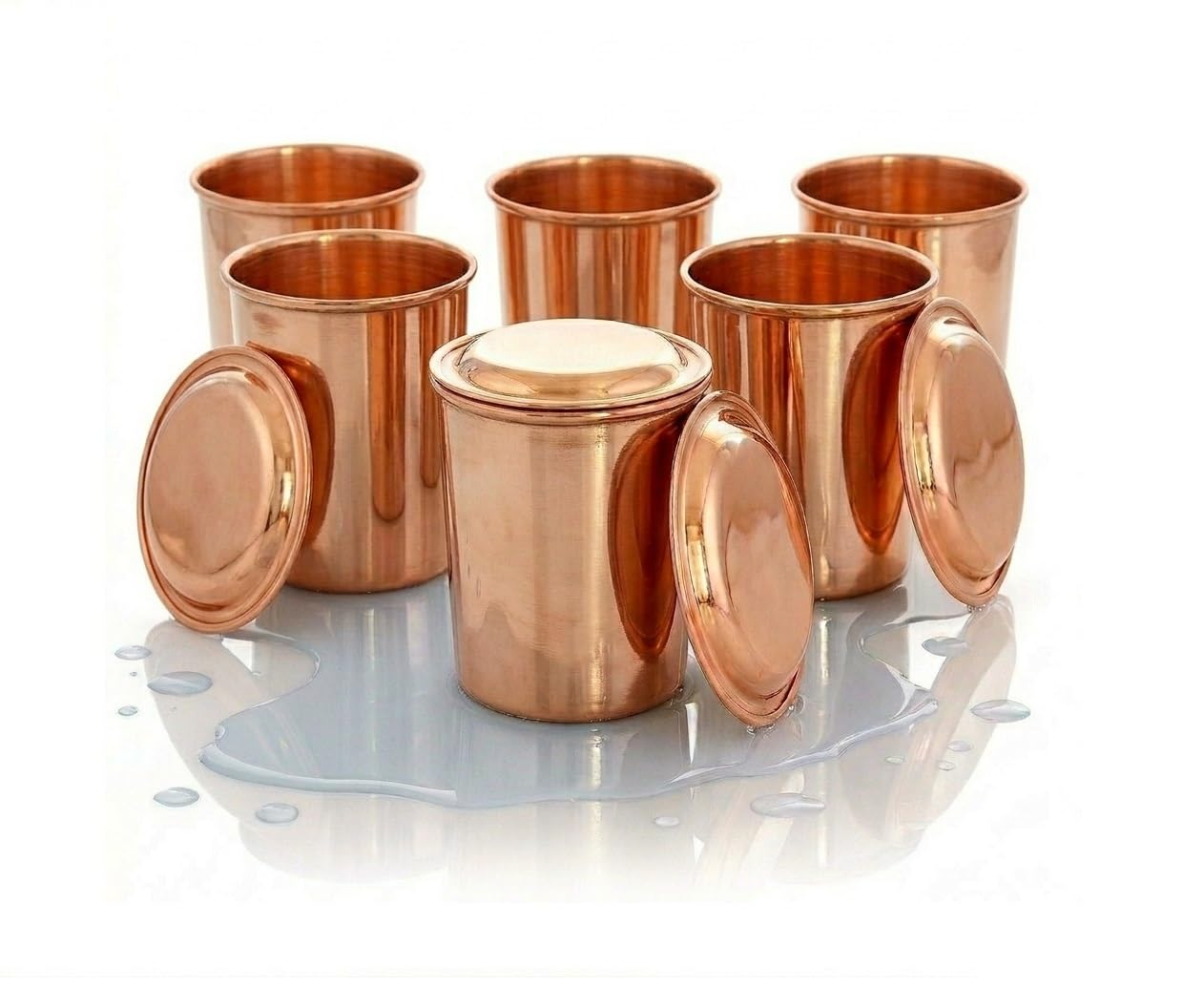Carafe en cuivre pur BRACOP pour la table et les rituels de bien-être à la maison