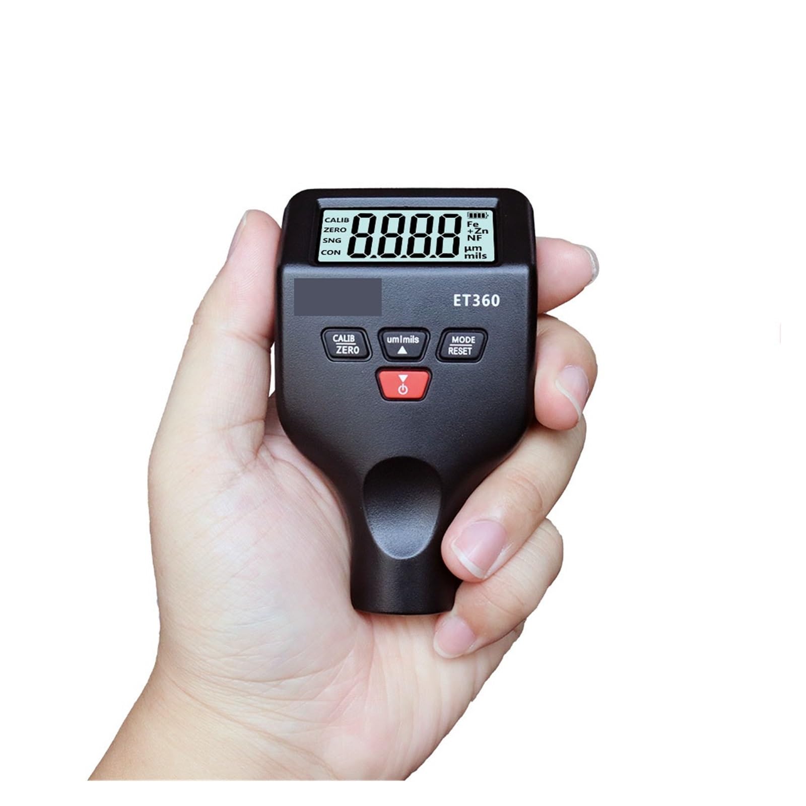 Misuratore di spessore della vernice ET360 Spessimetro magnetico for auto Mini tester Strumenti di misura 0-1500um Car Paint Making Automotive Tester(Noir)