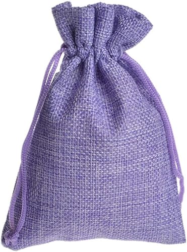 Tvoip - Bolsas de arpillera con cordón para regalo, 30 unidades