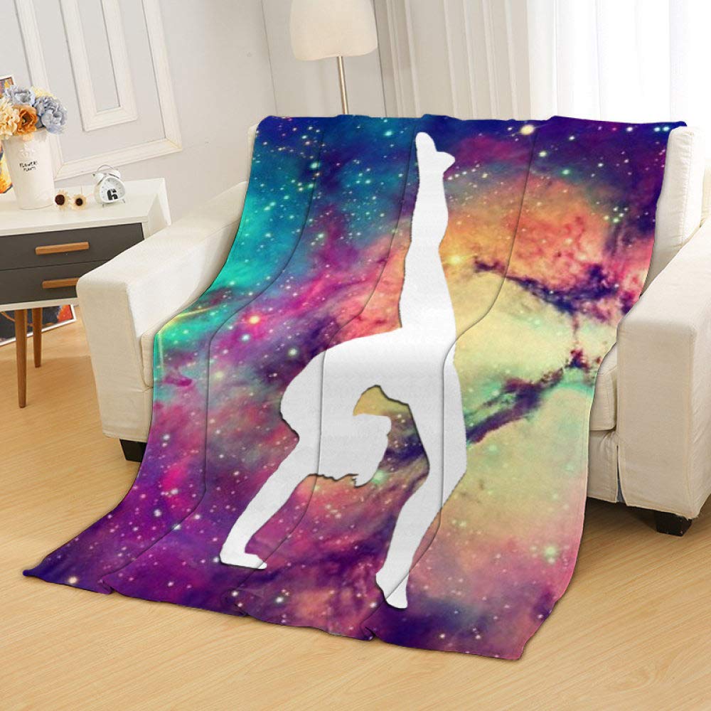 Couverture bureau pour pause déjeuner et moments cocooning avec motif ciel étoilé