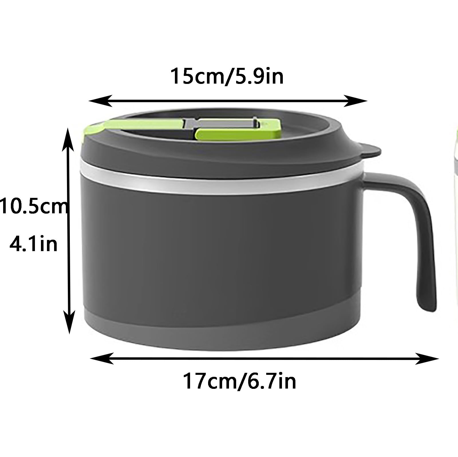Fiambrera Infantil, Bento Box, Lonchera, Cuenco De Fideos Instantáneos De Acero Inoxidable con Tapa, Sellada Y A Prueba De Fugas, Adecuada para Estudiantes Y Trabajadores De Oficina, Negra(Pink)