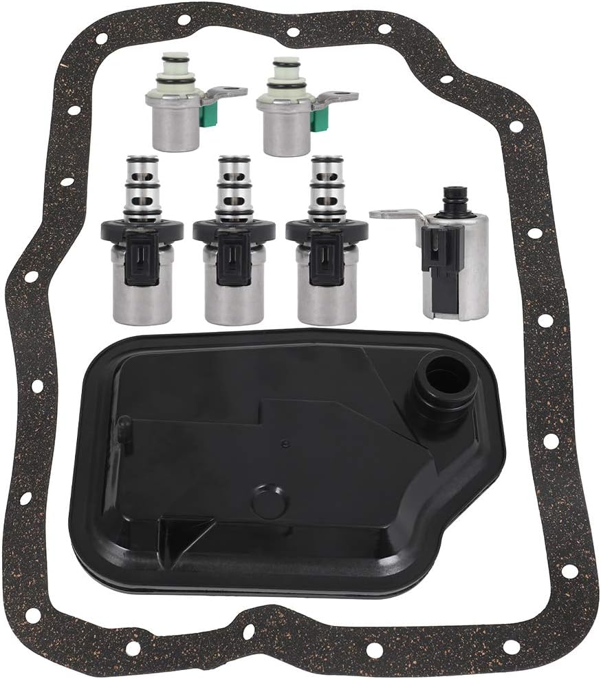 ECCPP Transmisssion Shift Solenoid Filter Serving Kit 4F27E Fit For Ford EcoSport Ford Focus Transit Connect For Mazda 2 3 Sport 5 6 CX-7 Protege Protege5 For Mazda Tribute 4F27E