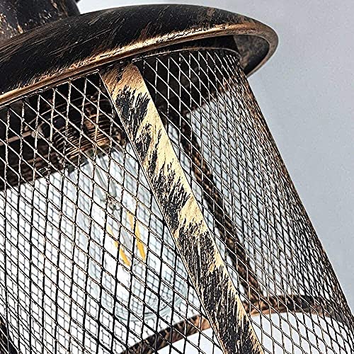 Lámpara industrial de techo E27 para iluminar pasillos oscuros y barras 6