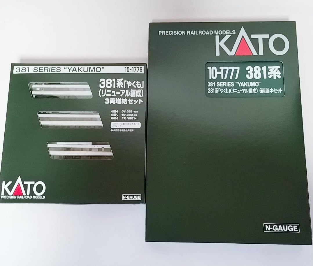 10-1777 381系「やくも」(リニューアル編成)6両基本セット3増結セット カトー KATO Nゲージ 10-1777,10-1778 381系 「やくも