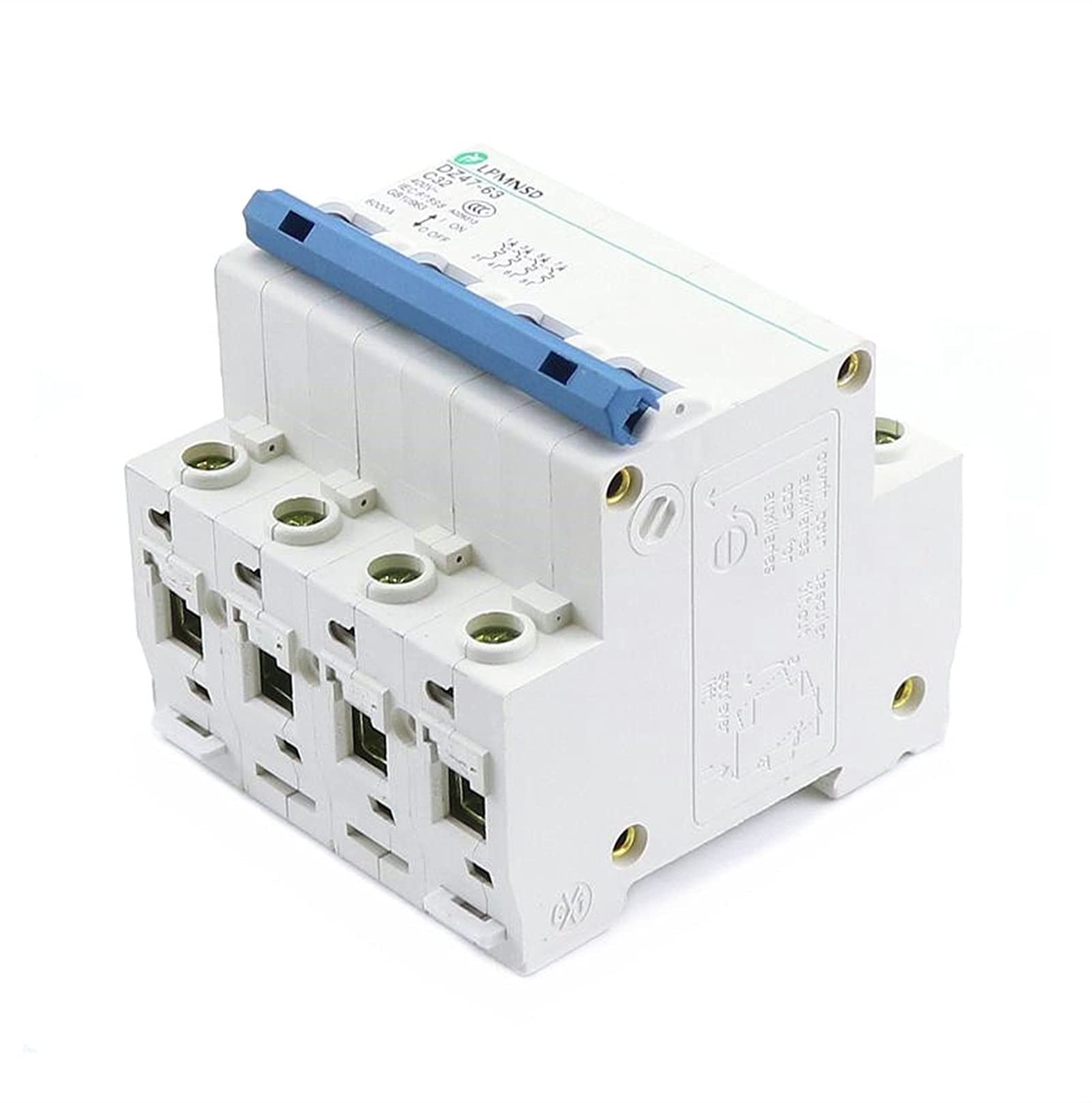 Mini disjoncteur MCB 10A tableau disjoncteur tetrapolaire 4P AC - 3